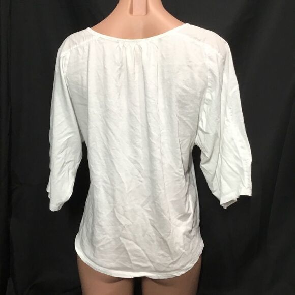 Caslon Embroidered Bib Top (A6) - Picture 4 of 6